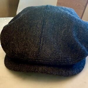 WOOL HERRINGBONE DRIVER CAP_Stetson